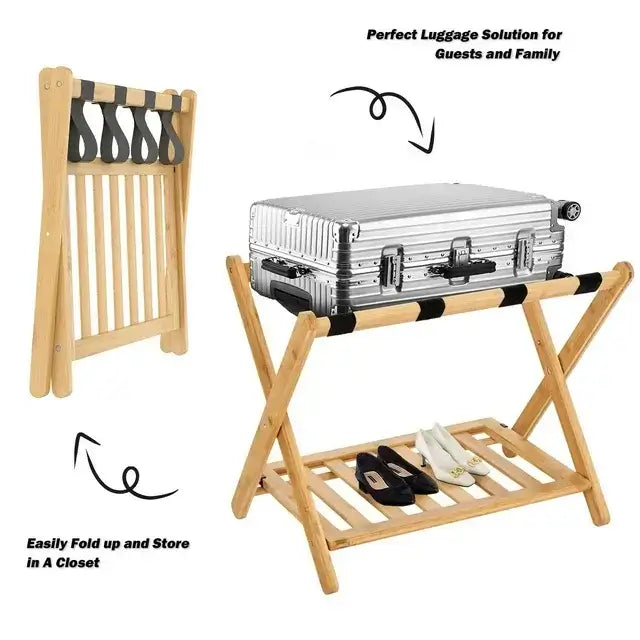 LGG-007 - HOLUXE Kofferopener, Houten, Naturel