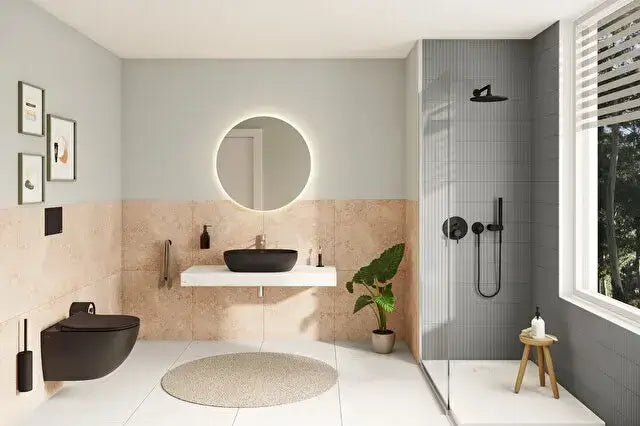 Sento Slim,Soft Close WC-zitting-Zwart