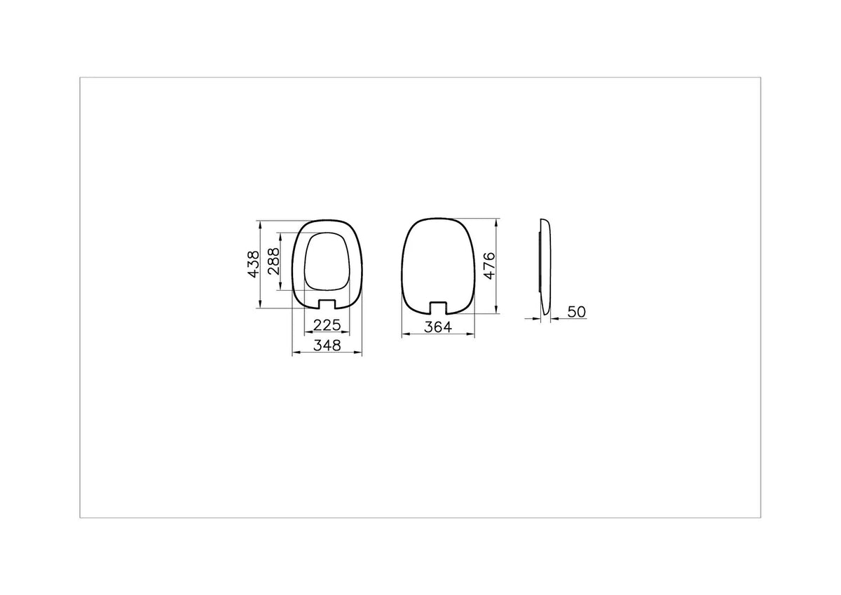 Plural Toilet Seat Duroplast, Top-Fix
