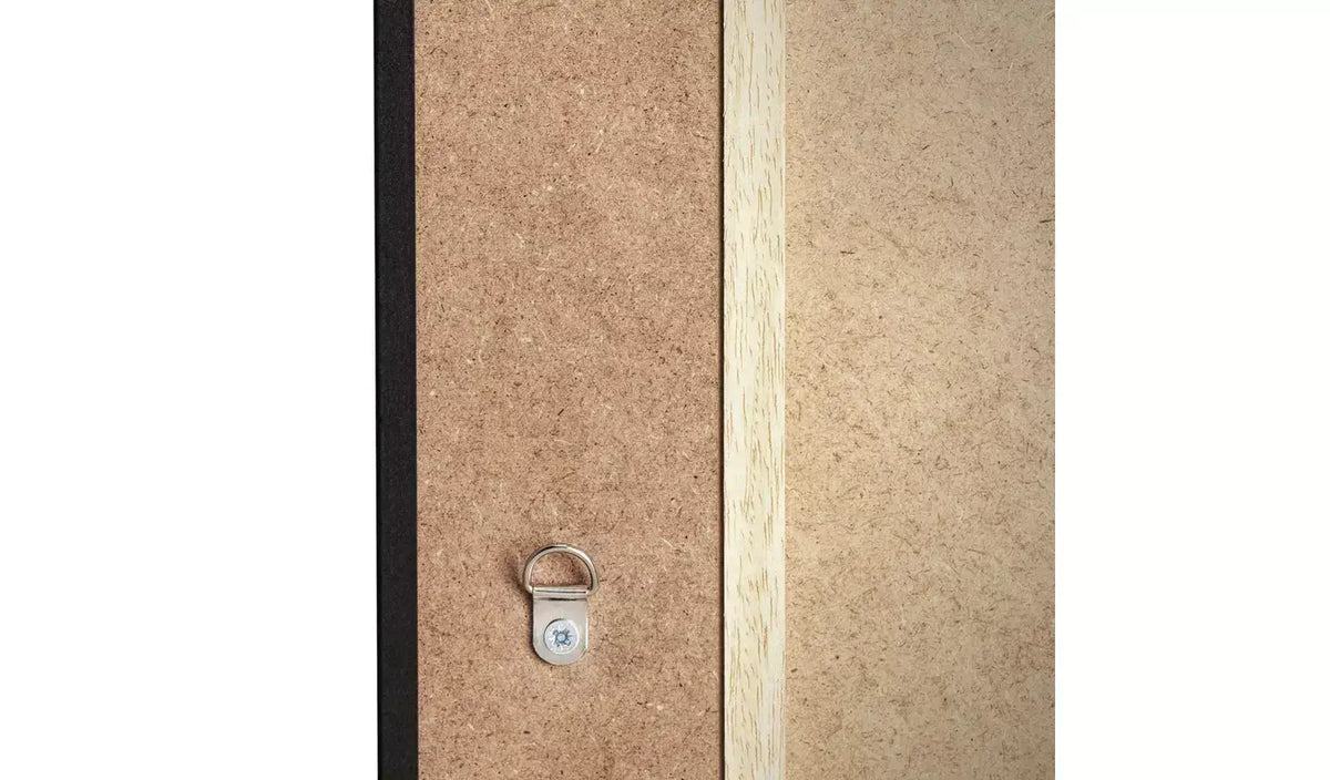 Lange spiegel met houten lijst - Antraciet
