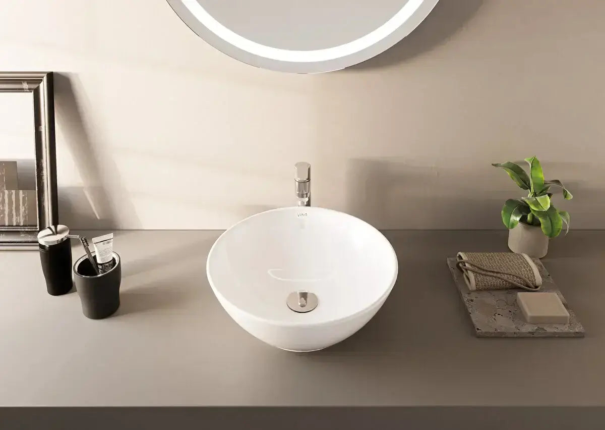 Optieschaal, 43cm-Wit