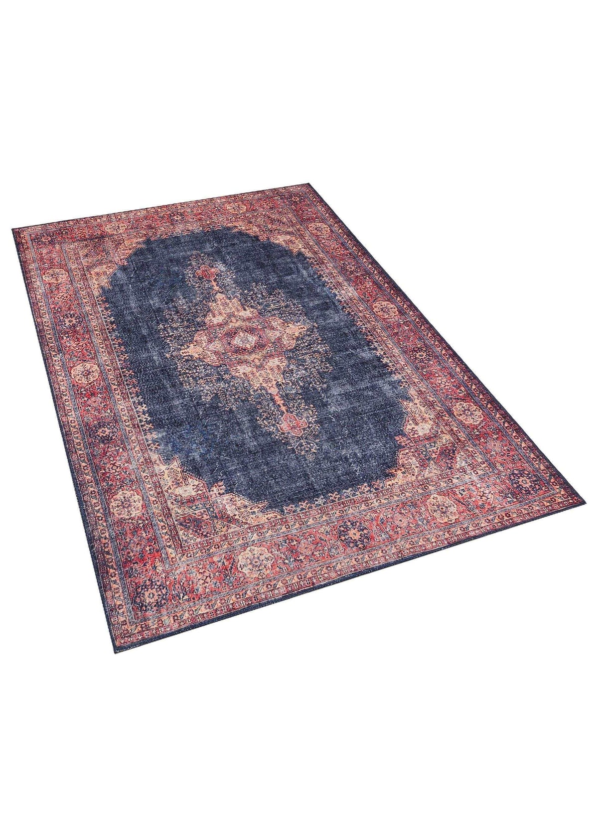 50-030 AUTHENTIEK DONKERBLAUW TAPIJT 115X170